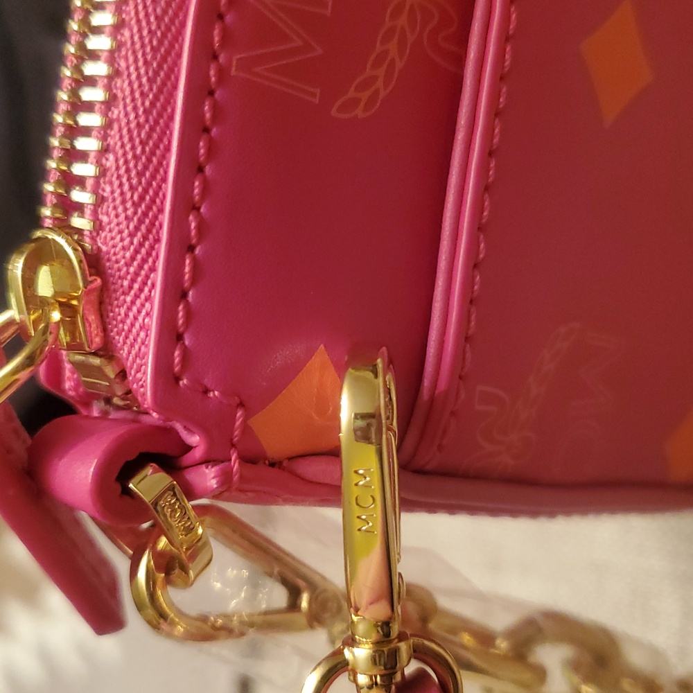 SOLD !! MCM Mini Color Splash Multi-Way Bag - Picture 6 of 10